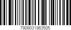 Código de barras (EAN, GTIN, SKU, ISBN): '7908031963505'