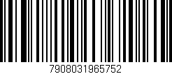 Código de barras (EAN, GTIN, SKU, ISBN): '7908031965752'