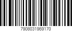Código de barras (EAN, GTIN, SKU, ISBN): '7908031969170'