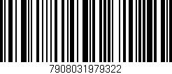Código de barras (EAN, GTIN, SKU, ISBN): '7908031979322'