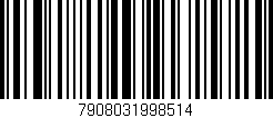 Código de barras (EAN, GTIN, SKU, ISBN): '7908031998514'