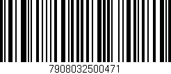 Código de barras (EAN, GTIN, SKU, ISBN): '7908032500471'