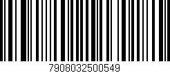 Código de barras (EAN, GTIN, SKU, ISBN): '7908032500549'