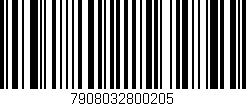 Código de barras (EAN, GTIN, SKU, ISBN): '7908032800205'