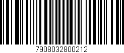 Código de barras (EAN, GTIN, SKU, ISBN): '7908032800212'