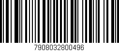Código de barras (EAN, GTIN, SKU, ISBN): '7908032800496'