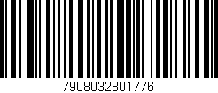 Código de barras (EAN, GTIN, SKU, ISBN): '7908032801776'
