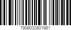 Código de barras (EAN, GTIN, SKU, ISBN): '7908032801981'