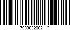 Código de barras (EAN, GTIN, SKU, ISBN): '7908032802117'