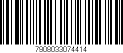 Código de barras (EAN, GTIN, SKU, ISBN): '7908033074414'