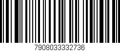Código de barras (EAN, GTIN, SKU, ISBN): '7908033332736'