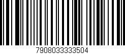 Código de barras (EAN, GTIN, SKU, ISBN): '7908033333504'