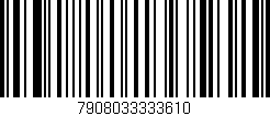 Código de barras (EAN, GTIN, SKU, ISBN): '7908033333610'