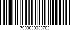 Código de barras (EAN, GTIN, SKU, ISBN): '7908033333702'
