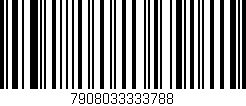 Código de barras (EAN, GTIN, SKU, ISBN): '7908033333788'
