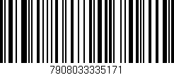 Código de barras (EAN, GTIN, SKU, ISBN): '7908033335171'