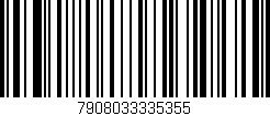 Código de barras (EAN, GTIN, SKU, ISBN): '7908033335355'