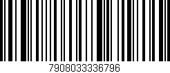 Código de barras (EAN, GTIN, SKU, ISBN): '7908033336796'