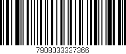 Código de barras (EAN, GTIN, SKU, ISBN): '7908033337366'