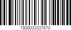 Código de barras (EAN, GTIN, SKU, ISBN): '7908033337670'