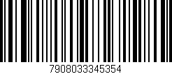 Código de barras (EAN, GTIN, SKU, ISBN): '7908033345354'