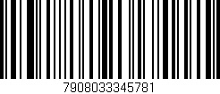 Código de barras (EAN, GTIN, SKU, ISBN): '7908033345781'