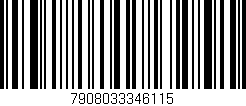 Código de barras (EAN, GTIN, SKU, ISBN): '7908033346115'
