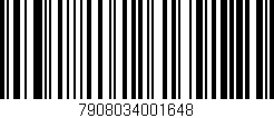 Código de barras (EAN, GTIN, SKU, ISBN): '7908034001648'