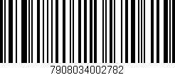 Código de barras (EAN, GTIN, SKU, ISBN): '7908034002782'