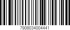 Código de barras (EAN, GTIN, SKU, ISBN): '7908034004441'