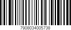 Código de barras (EAN, GTIN, SKU, ISBN): '7908034005738'