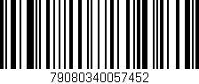 Código de barras (EAN, GTIN, SKU, ISBN): '79080340057452'