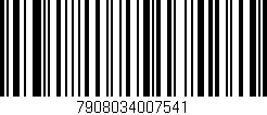 Código de barras (EAN, GTIN, SKU, ISBN): '7908034007541'