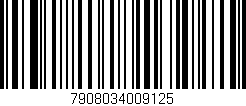 Código de barras (EAN, GTIN, SKU, ISBN): '7908034009125'