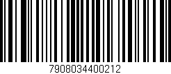 Código de barras (EAN, GTIN, SKU, ISBN): '7908034400212'