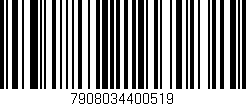 Código de barras (EAN, GTIN, SKU, ISBN): '7908034400519'