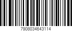Código de barras (EAN, GTIN, SKU, ISBN): '7908034643114'