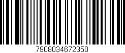 Código de barras (EAN, GTIN, SKU, ISBN): '7908034672350'