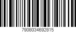 Código de barras (EAN, GTIN, SKU, ISBN): '7908034692815'