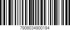 Código de barras (EAN, GTIN, SKU, ISBN): '7908034900194'