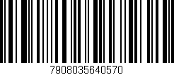 Código de barras (EAN, GTIN, SKU, ISBN): '7908035640570'