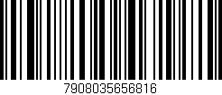Código de barras (EAN, GTIN, SKU, ISBN): '7908035656816'