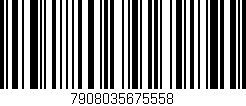 Código de barras (EAN, GTIN, SKU, ISBN): '7908035675558'