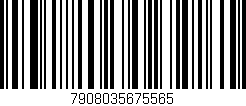 Código de barras (EAN, GTIN, SKU, ISBN): '7908035675565'