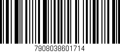 Código de barras (EAN, GTIN, SKU, ISBN): '7908038601714'