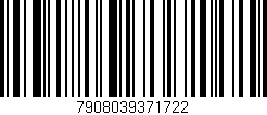 Código de barras (EAN, GTIN, SKU, ISBN): '7908039371722'