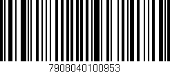 Código de barras (EAN, GTIN, SKU, ISBN): '7908040100953'