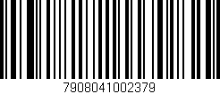 Código de barras (EAN, GTIN, SKU, ISBN): '7908041002379'