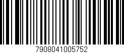 Código de barras (EAN, GTIN, SKU, ISBN): '7908041005752'