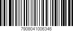 Código de barras (EAN, GTIN, SKU, ISBN): '7908041006346'